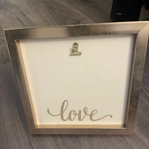 Picture Frame with clasp